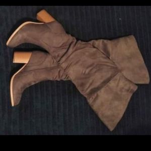 COPY - Long suede like material boots